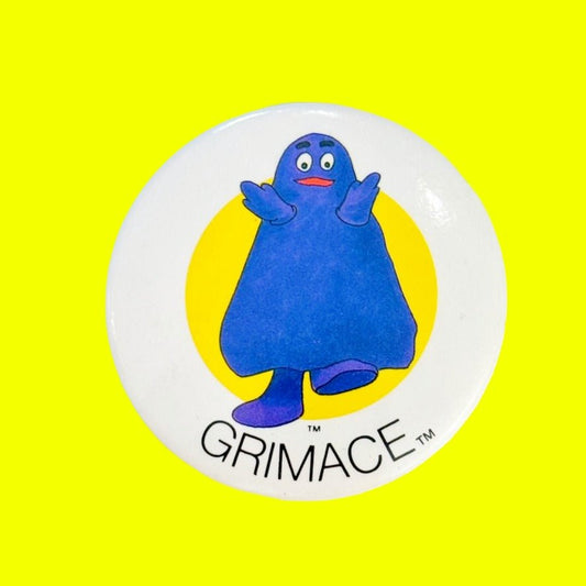 McDonalds: Grimace Pin Badge (80s) - PopCultGang