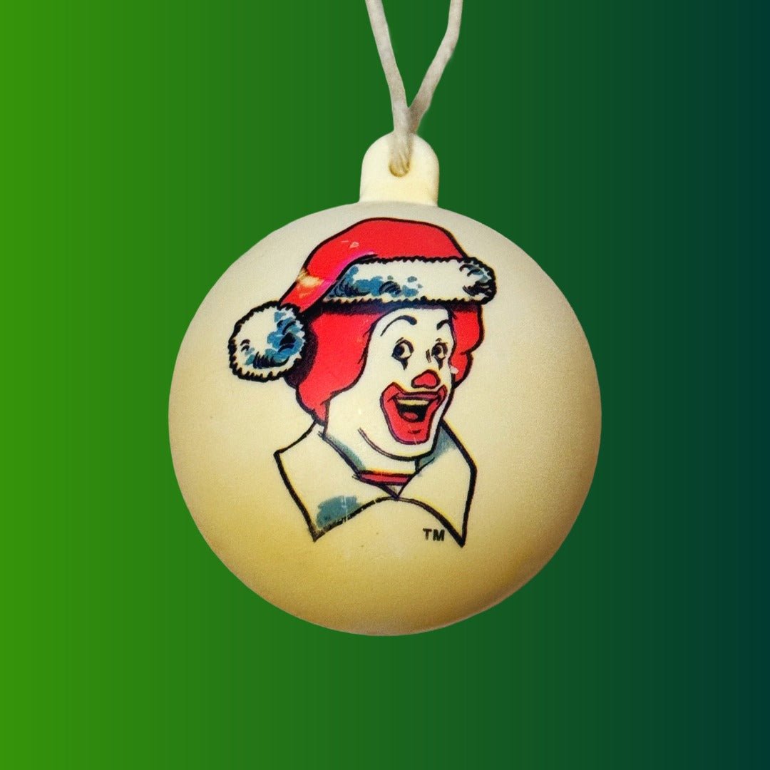 McDonald’s - Ronald McDonald Holiday Ornament Bauble (80s) - PopCultGang