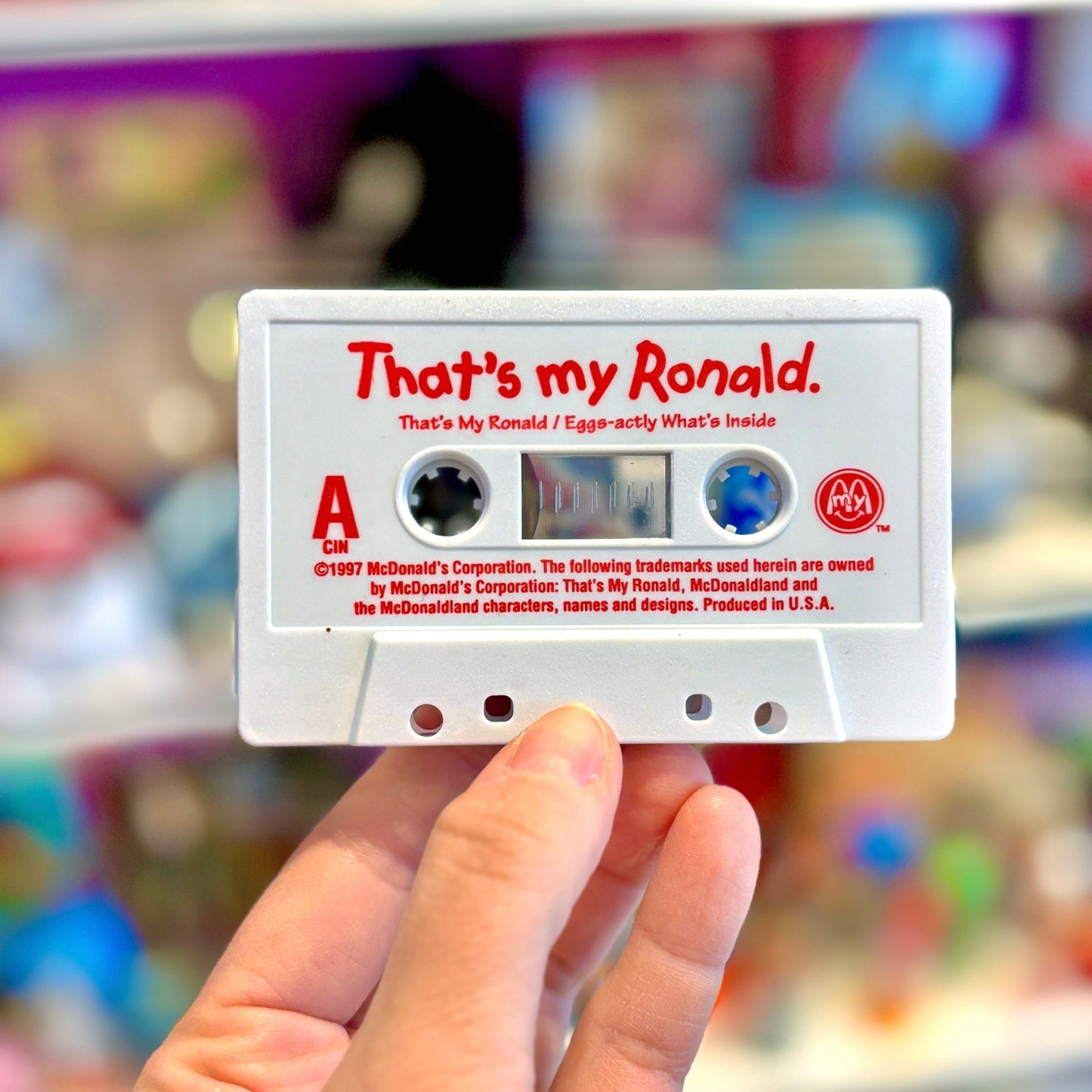 McDonalds: That's My Ronald! Casette Tape (90s) - PopCultGang