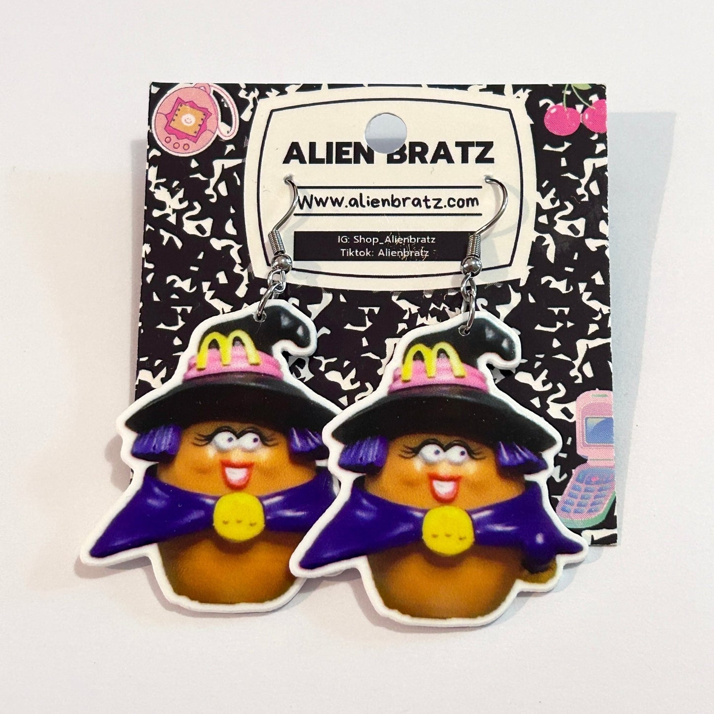 McDonald's Witch Nugget Earrings - PopCultGang