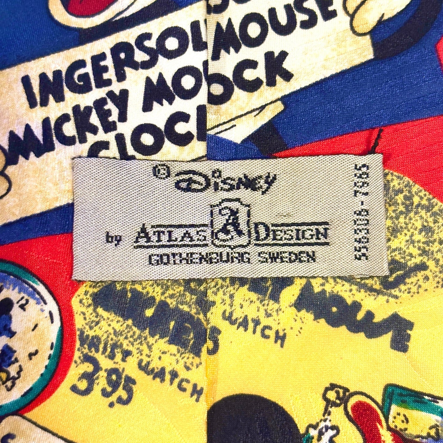 Mickey Mouse Clocks And Watches Tie (Disney, 90s) - PopCultGang