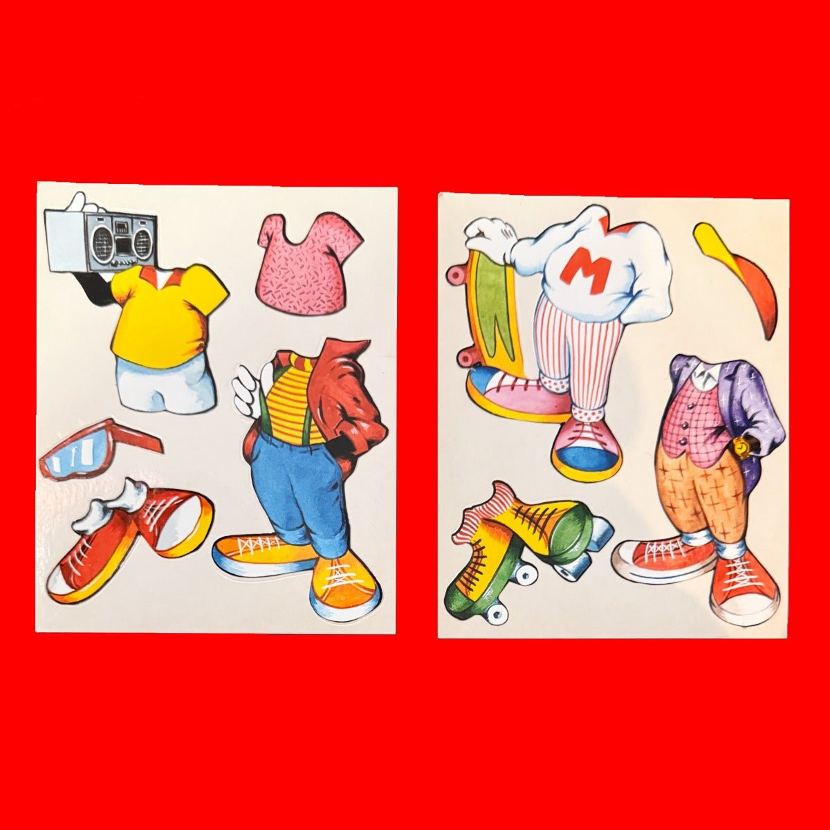 Mickey Mouse Dress - up Paper Doll (Disney, Uniset, 80s) - PopCultGang