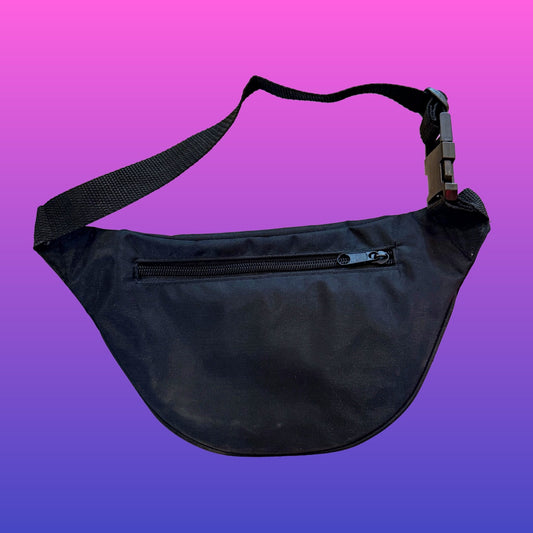 Mickey Mouse World Tour - Black Kids Belt Bag Fannypack (Disney, 90s) - PopCultGang