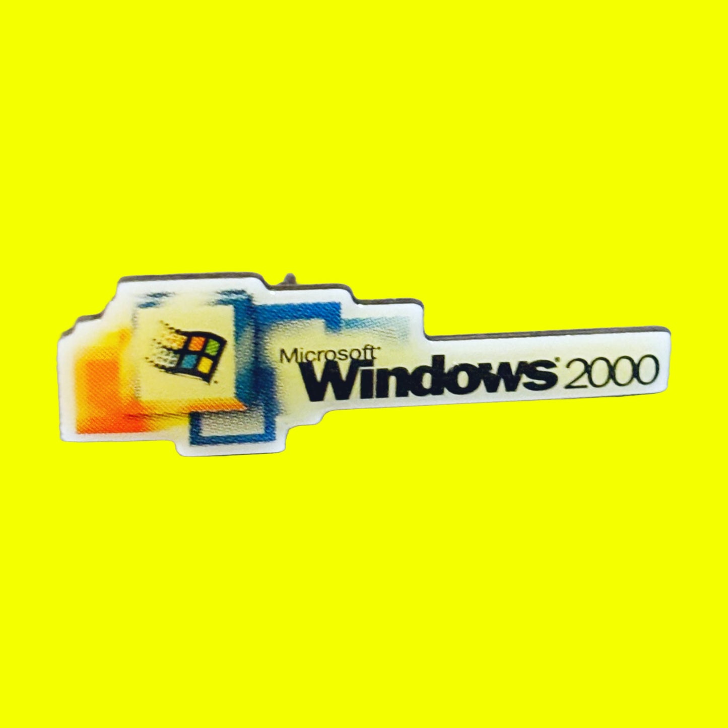 Microsoft Windows 2000 Enamel Pin (90s) - PopCultGang