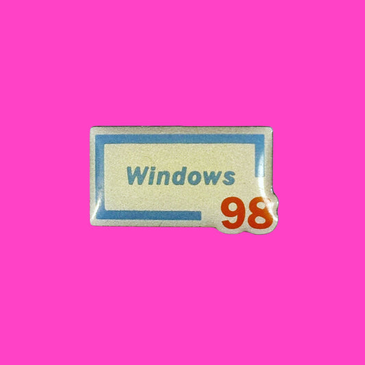 Microsoft Windows 98 Enamel Pin (90s) - PopCultGang