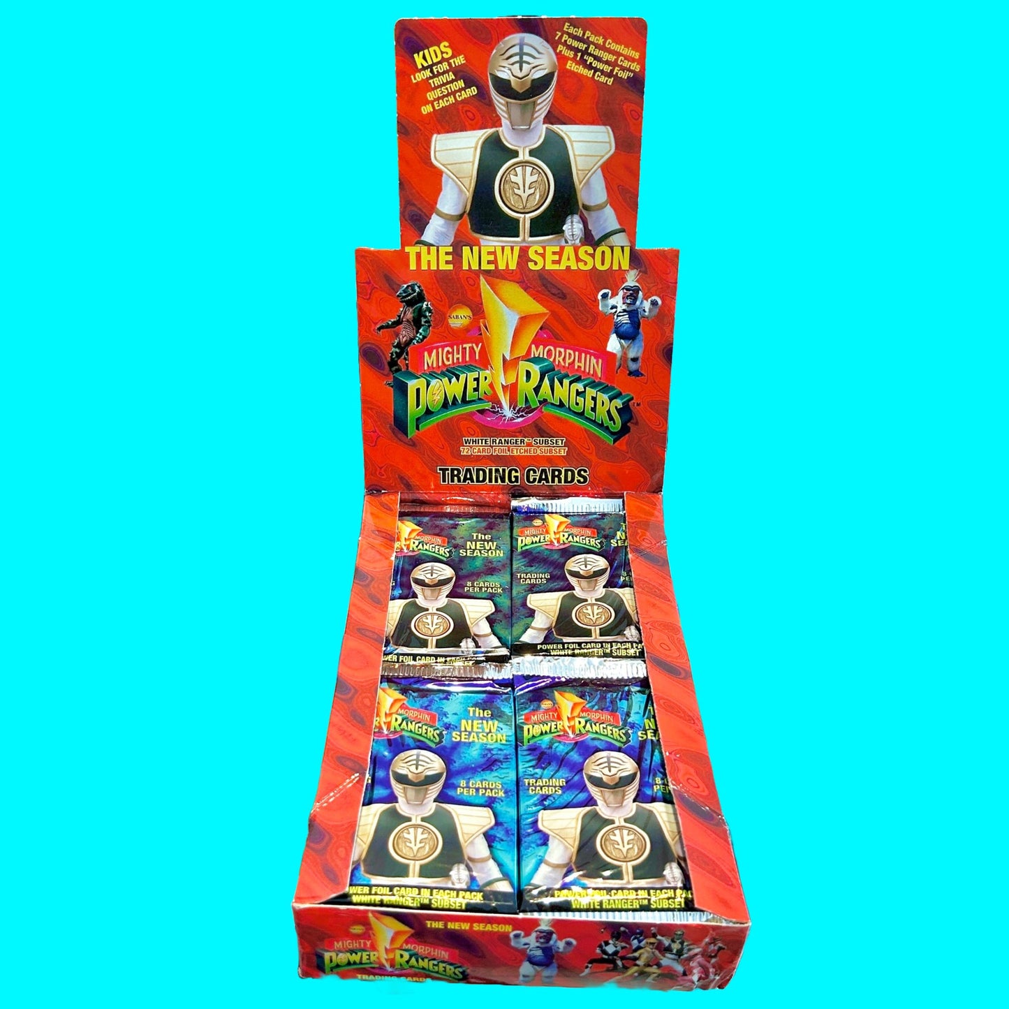 Mighty Morphin' Power Rangers: Trading Cards (White Ranger Subset, 90s) - PopCultGang