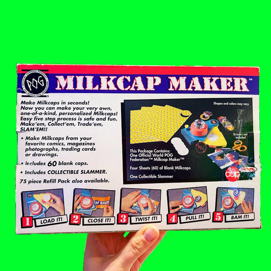 Milkcap Maker (Pogs, Caps, 90s) - PopCultGang