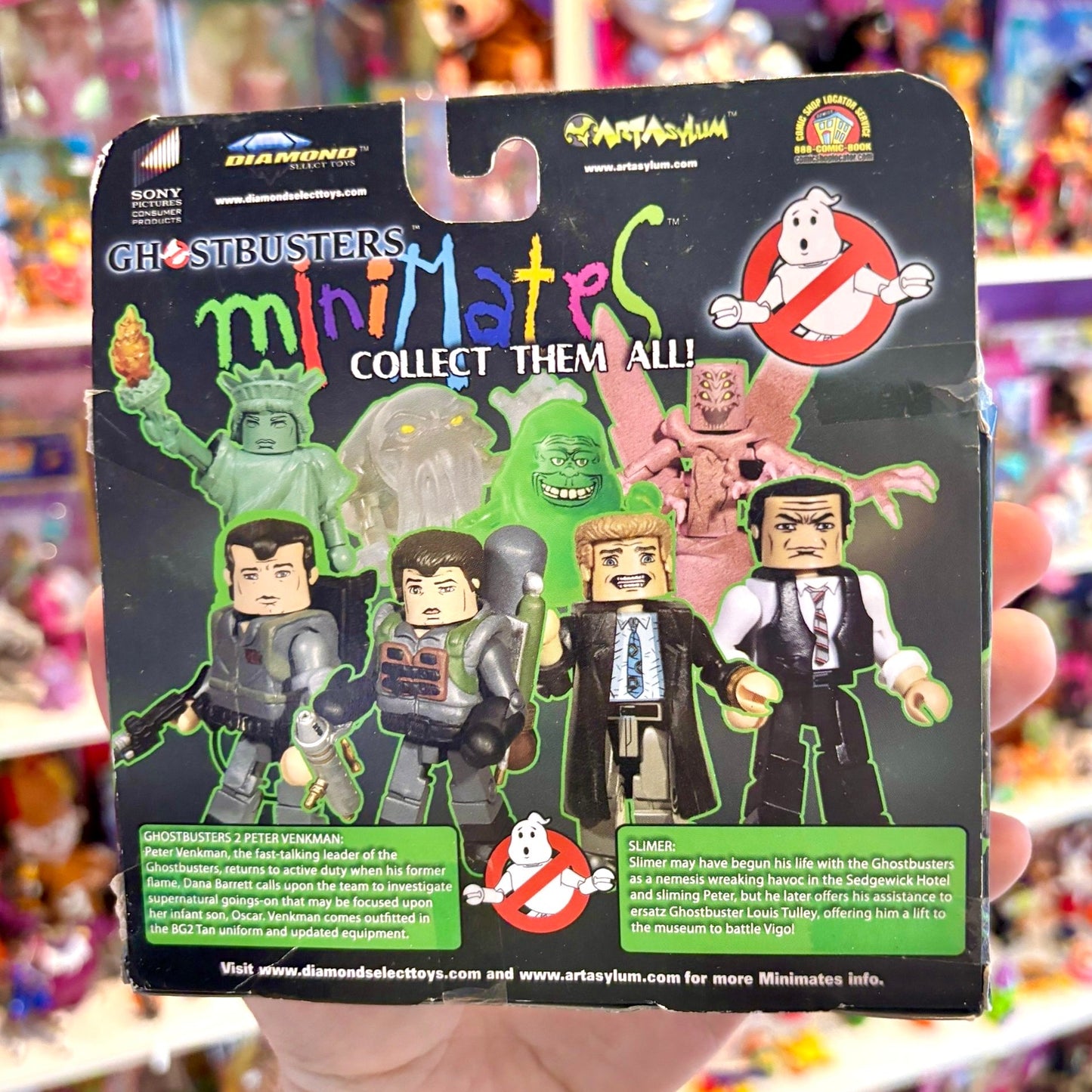 Minimates: Ghostbusters 2 - Peter & Slimer Figure Set (2009) - PopCultGang