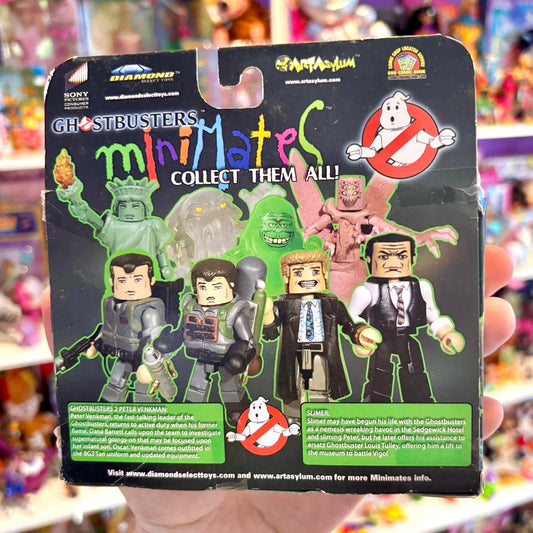 Minimates: Ghostbusters 2 - Peter & Slimer Figure Set (2009) - PopCultGang