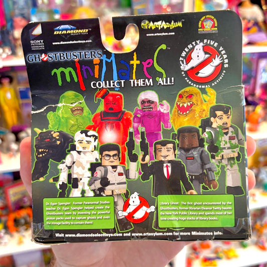 Minimates: Ghostbusters - Dr. Egon Spengler & Library Ghost Figure Set (2000s) - PopCultGang