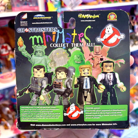 Minimates: Ghostbusters - Ray Slime Blower & Theatre Ghost Figure Set (2000s) - PopCultGang