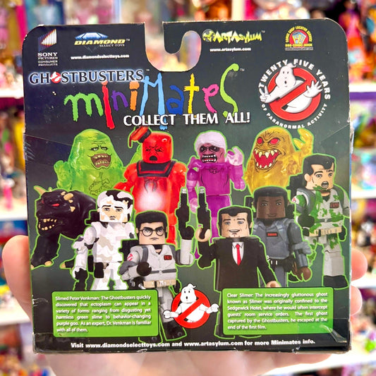 Minimates: Ghostbusters - Slimed Peter Venkman & Clear Slimer Figure Set (2009) - PopCultGang