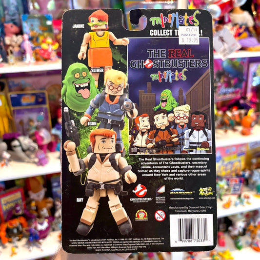 Minimates: The Real Ghostbusters - Box Set 1 - Ray, Egon, Slimer, Janine (2000s) - PopCultGang