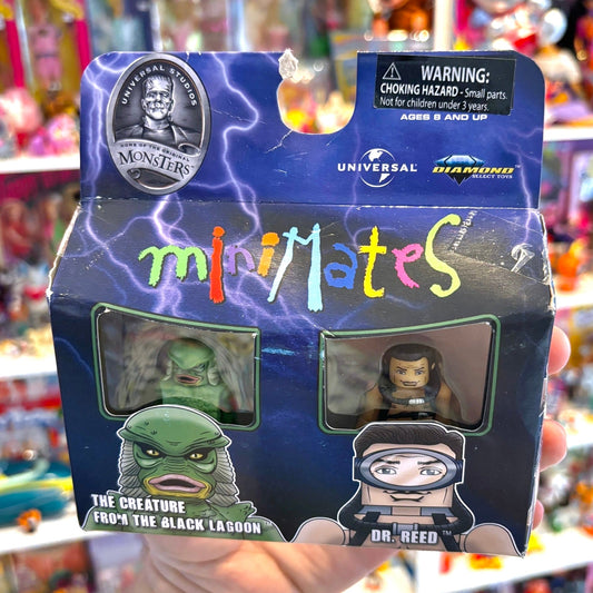 Minimates: Universal Monsters - Creature From The Black Lagoon & Dr. Reed Figure Set (2000s) - PopCultGang