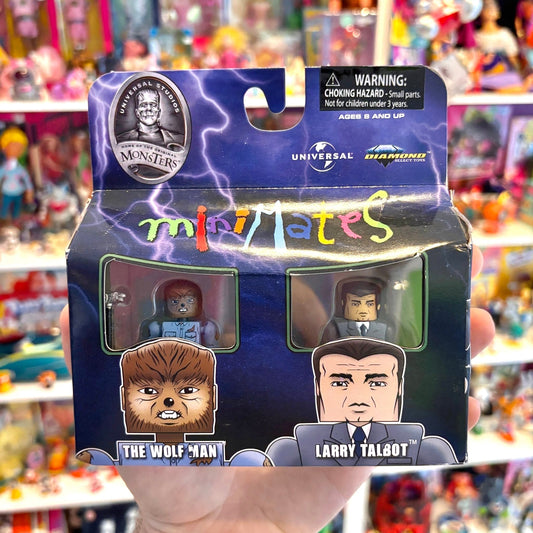 Minimates: Universal Monsters - Wolf Man & Larry Talbot Figure Set (2000s) - PopCultGang