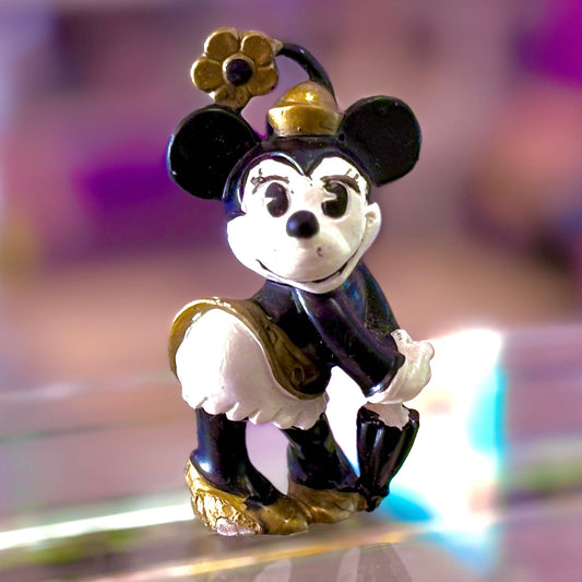 Minnie Mouse 1930s Style Gold PVC Figure (Disney, Bully, 80s) - PopCultGang