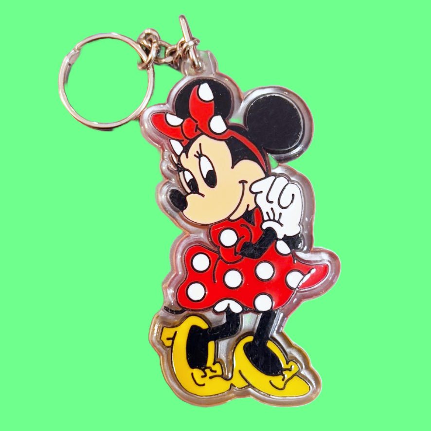 Minnie Mouse - Classic Design Walt Disney World Keychain (Disney, 80s) - PopCultGang