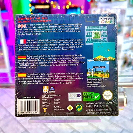 Missile Command (Re - sealed, Gameboy Color) - PopCultGang