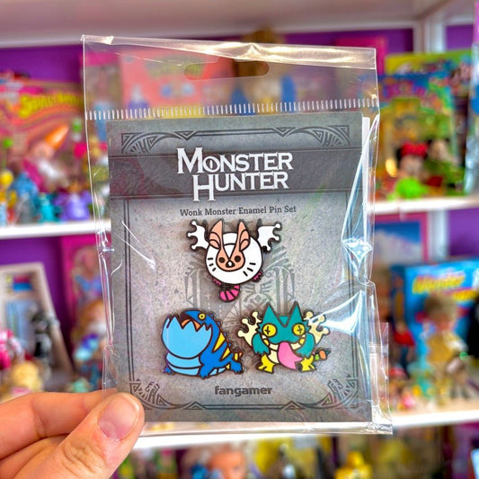 Monster Hunter: Wonk Monster Enamel Pin Set (Fangamer) - PopCultGang