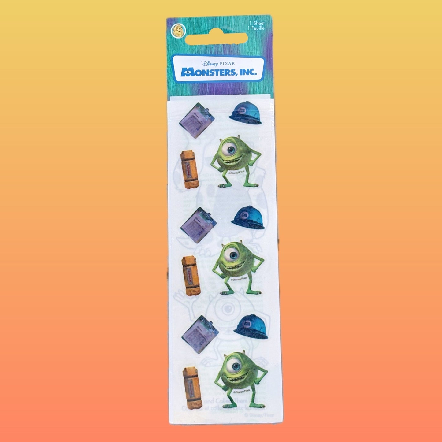 Monster's Inc - Mike Wazowski Stickers (Disney, Pixar, 2000s) - PopCultGang