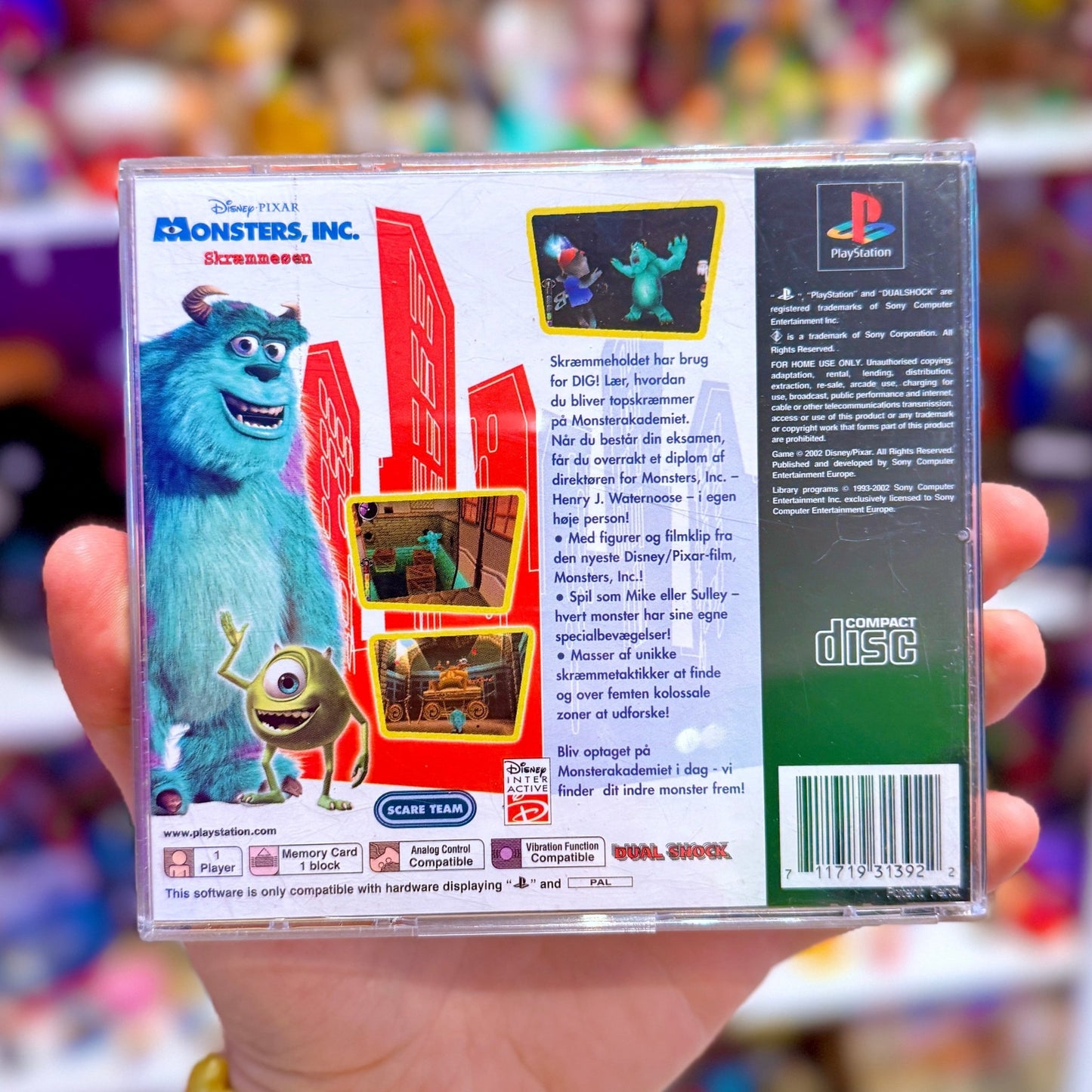 Monsters, Inc. - Skræmmeøen (Platinum, PS1) - PopCultGang