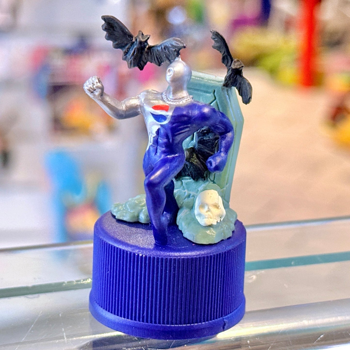 Monsters Meet Pepsi - Man: Gravestone Pepsi Bottle Cap Figure (Japan Exclusive, 2000s) - PopCultGang