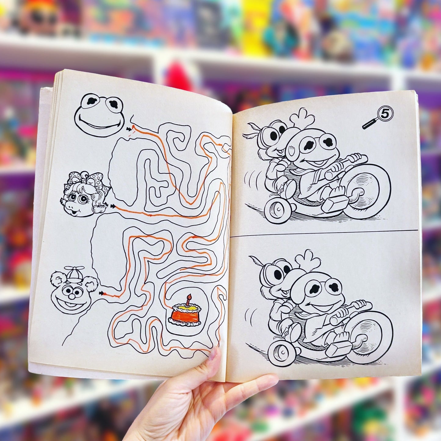 Muppet Babies Legebog Activity Book (80s) - PopCultGang