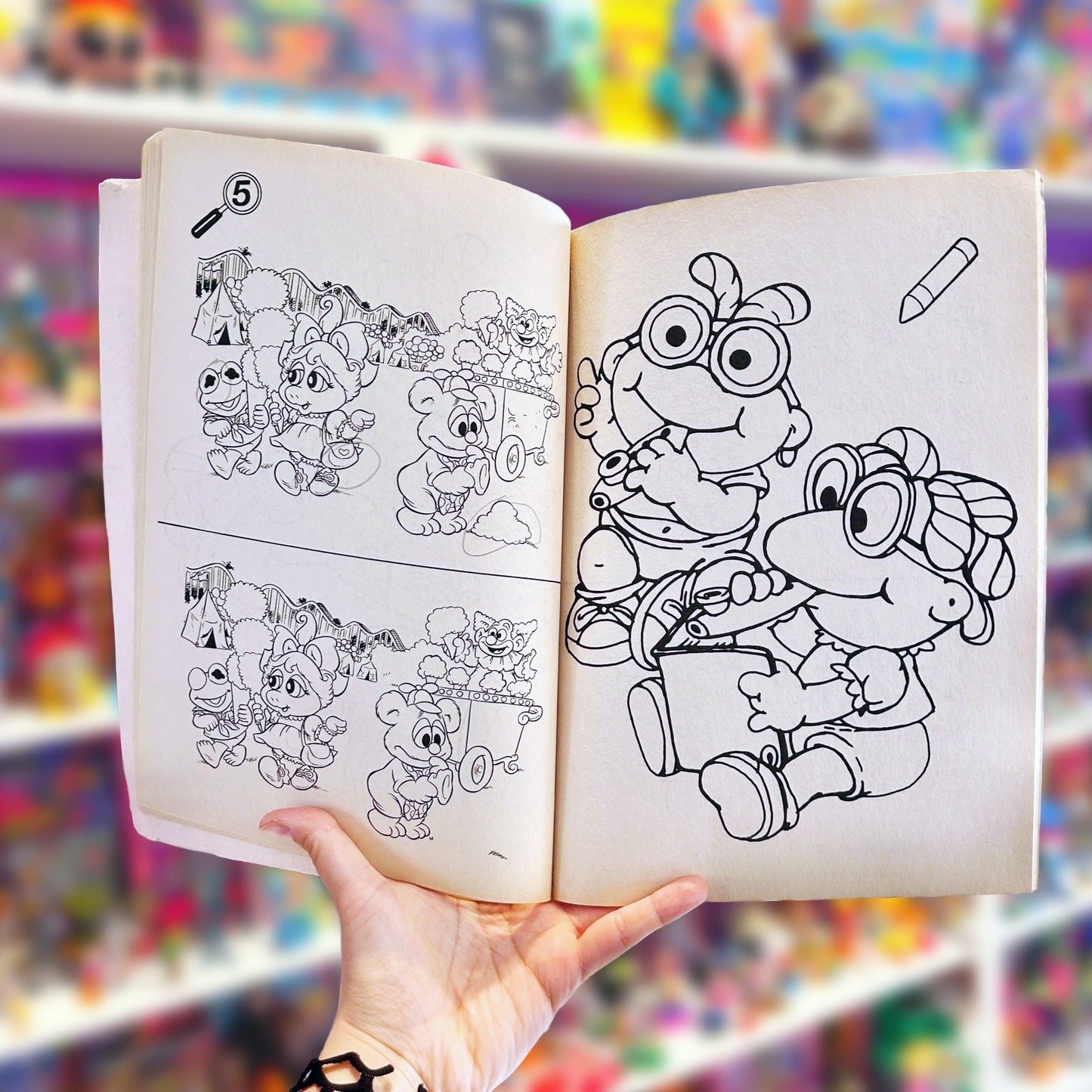 Muppet Babies Legebog Activity Book (80s) - PopCultGang