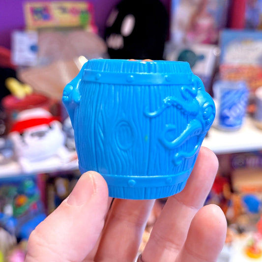 Muppet's Treasure Island: Fozzie In Blue Barrel Toy (McDonalds, 1995) - PopCultGang