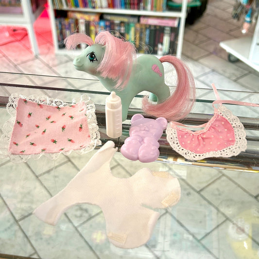 My Little Pony: Baby Buggy w. Baby Cuddles (G1) - PopCultGang