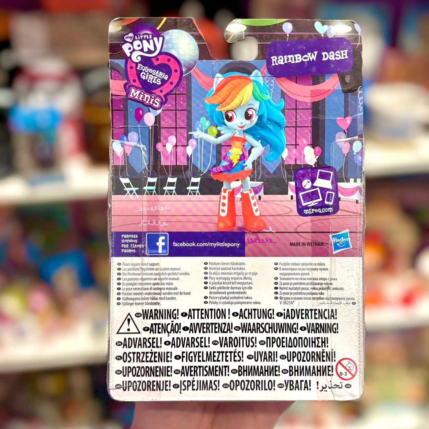My Little Pony: Equstria Girls - Minis School Dance Rainbow Dash (G4/G5, Hasbro, 2015) - PopCultGang