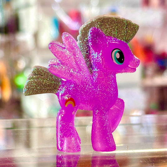 My Little Pony Mystery Minis (G4, 2010s): Glitter Rainbow Swoop 5cm Figure - PopCultGang