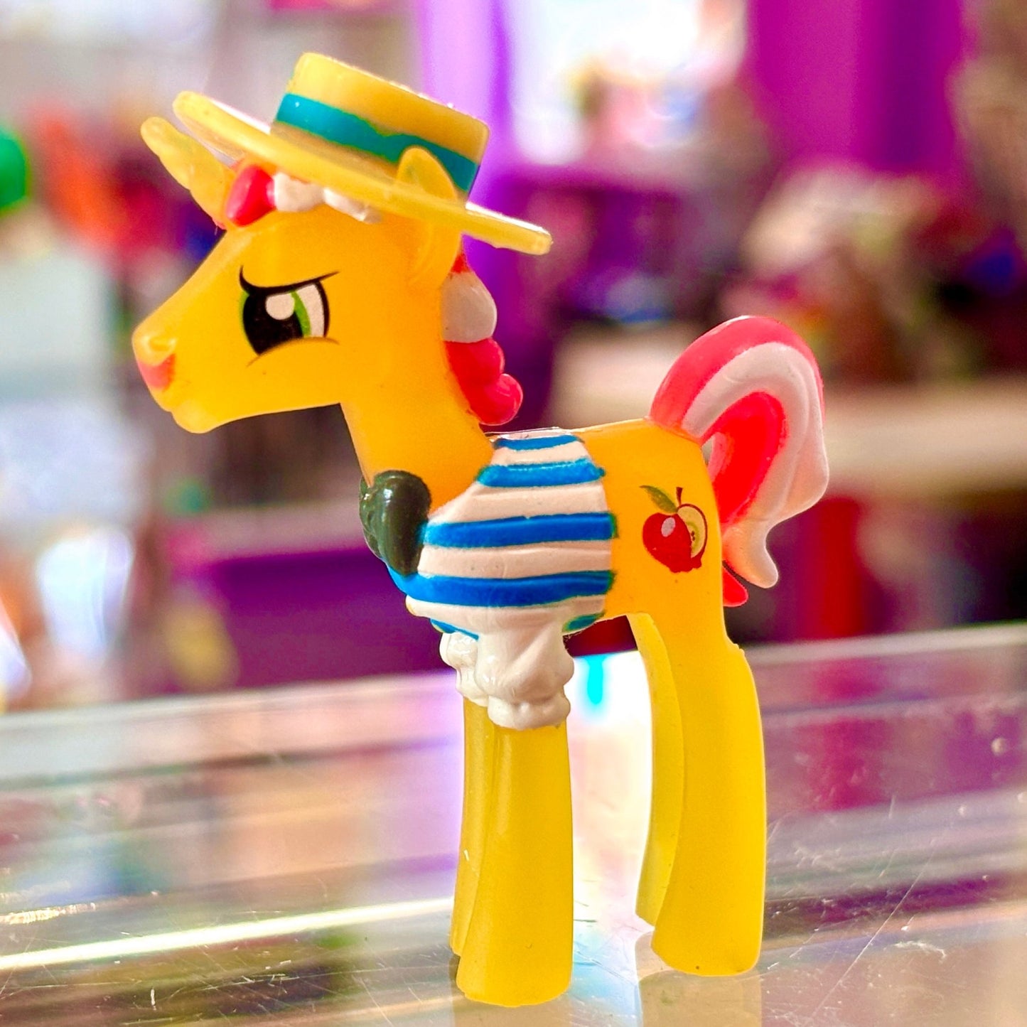 My Little Pony Mystery Minis (G4, 2010s): Neon Flam 5cm Figure - PopCultGang