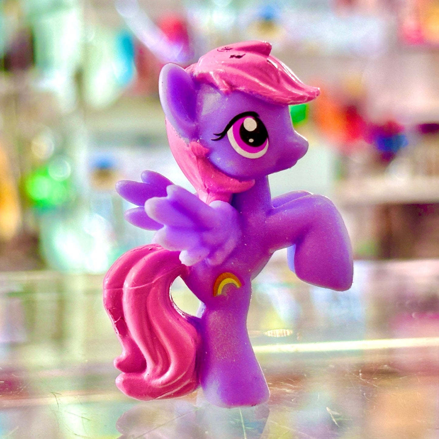 My Little Pony Mystery Minis (G4, 2010s): Rainbow Shine 5cm Figure - PopCultGang