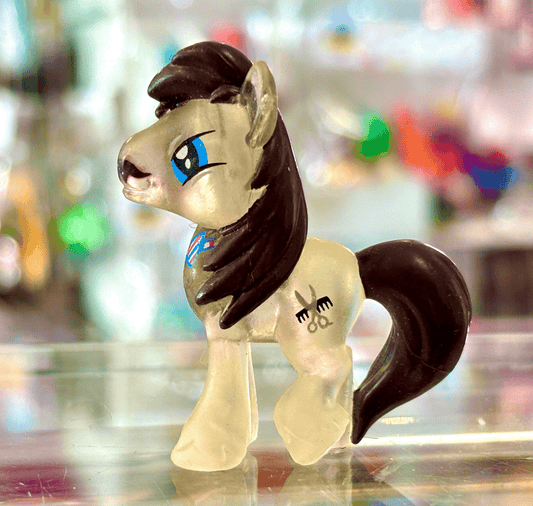 My Little Pony Mystery Minis (G4, 2010s): Transparent Barber Groomsby 5cm Figure - PopCultGang