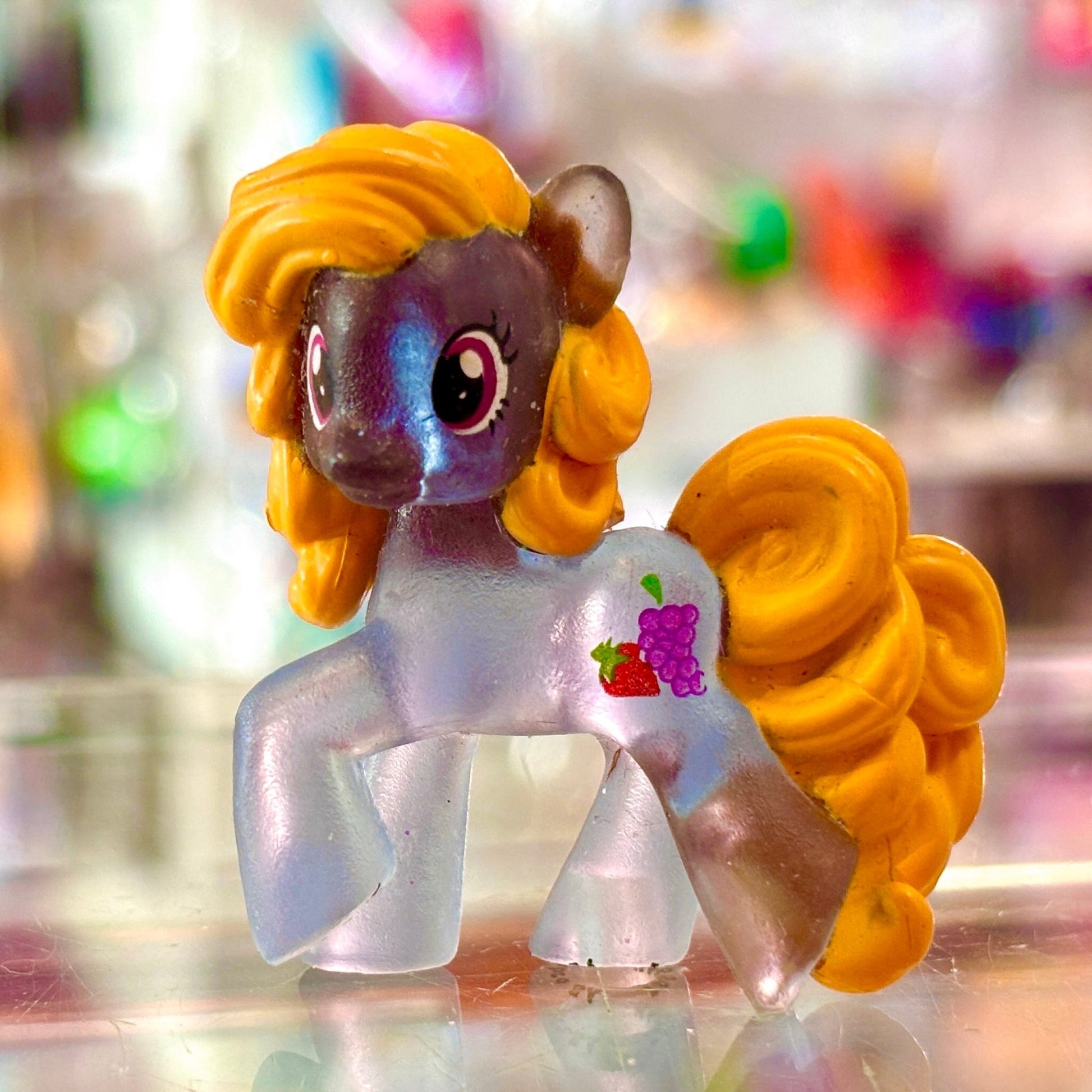 My Little Pony Mystery Minis (G4, 2010s): Transparent Berry Dreams 5cm Figure - PopCultGang