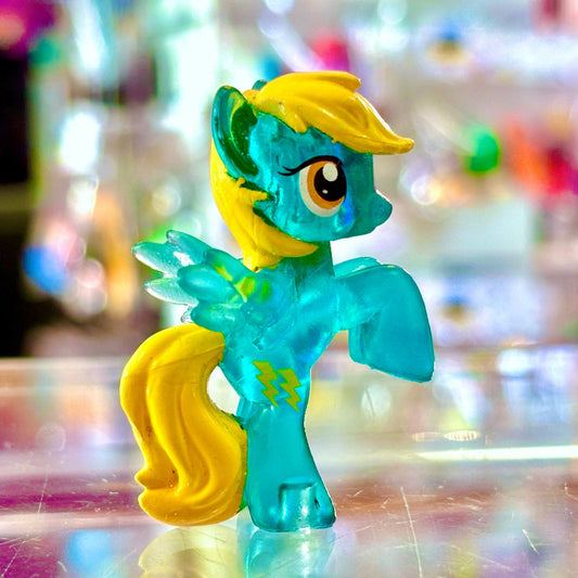 My Little Pony Mystery Minis (G4, 2010s): Transparent Sassaflash 5cm Figure - PopCultGang