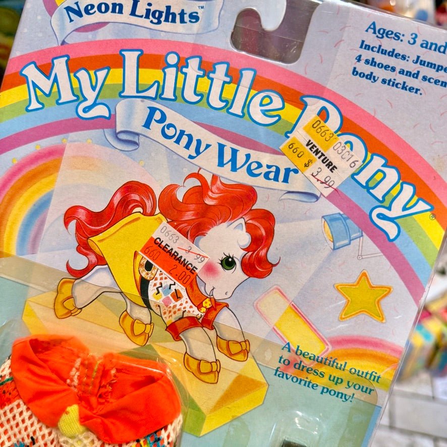 My Little Pony: Neon Lights Pony Wear (MOC, Hasbro, 1985) - PopCultGang