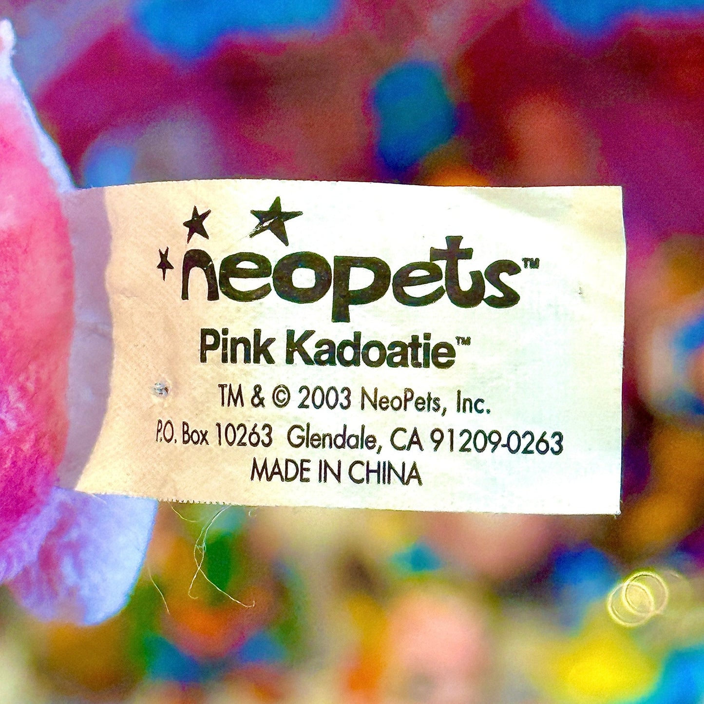 Neopets: Pink Kadoatie Small Plush (2003) - PopCultGang