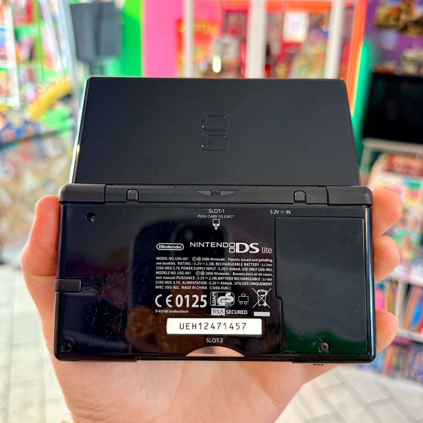 Nintendo DS Lite Console (Glossy Black) - PopCultGang