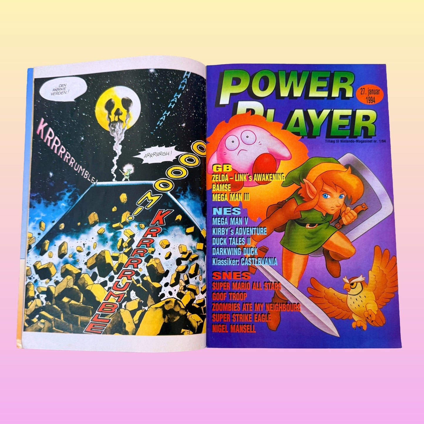 Nintendo Magasinet - Nr. 1 - "Zelda Del 6" (danish video game magazine, 1994) - PopCultGang