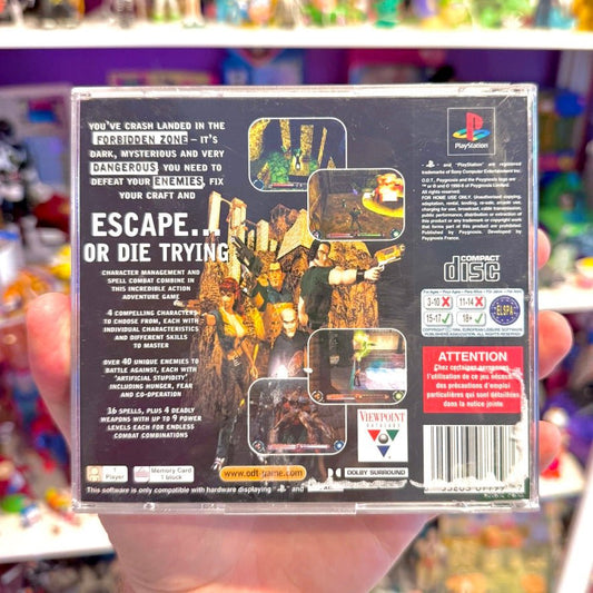 O.D.T. - Escape... Or Die Trying (PS1) - PopCultGang