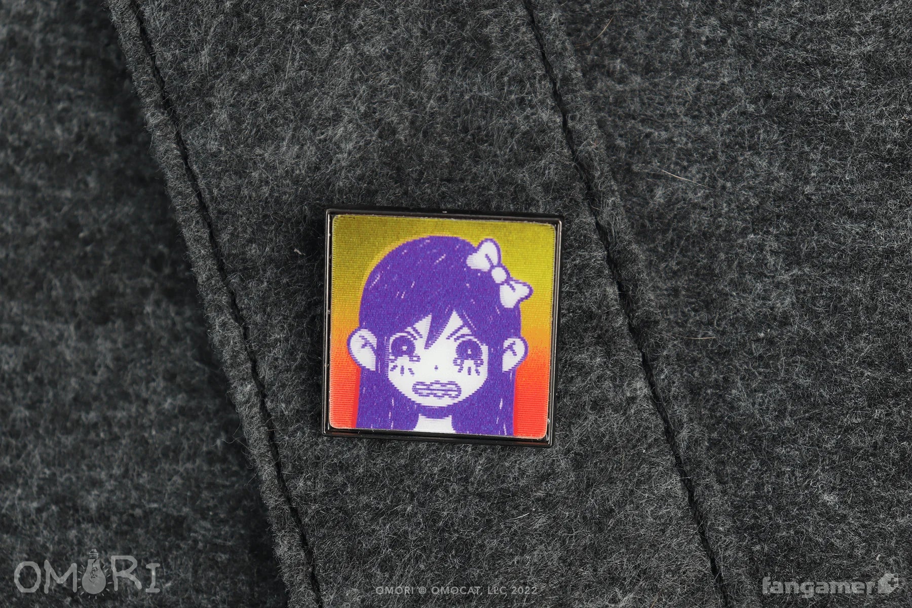 OMORI: Angry AUBREY Lenticular Pin (Fangamer) - PopCultGang
