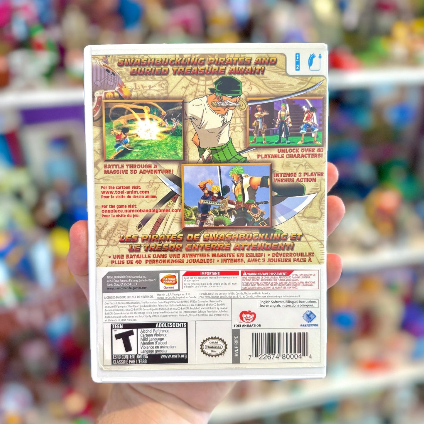 One Piece: Unlimited Adventure (NTSC, Wii) - PopCultGang