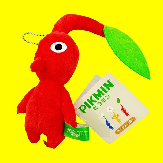 Pikmin: Red Pikmin Mini Plush Keychain (Nintendo, Import) - PopCultGang
