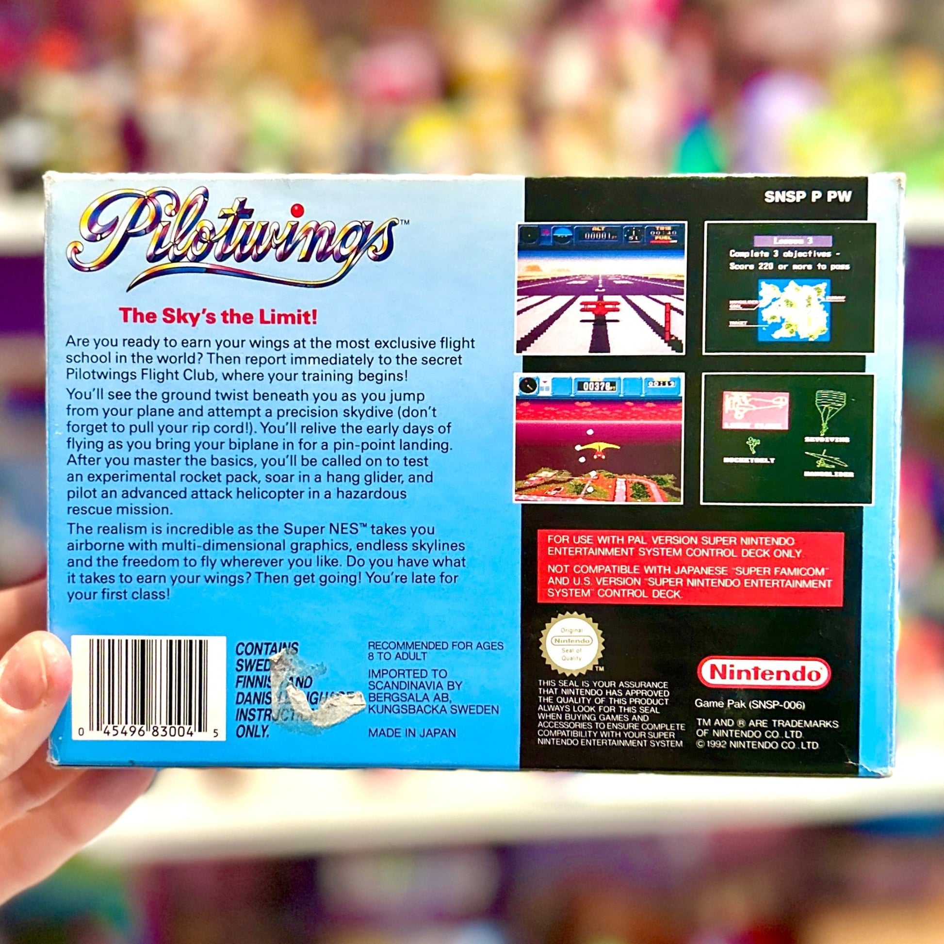 Pilotwings (CIB, SNES) - PopCultGang