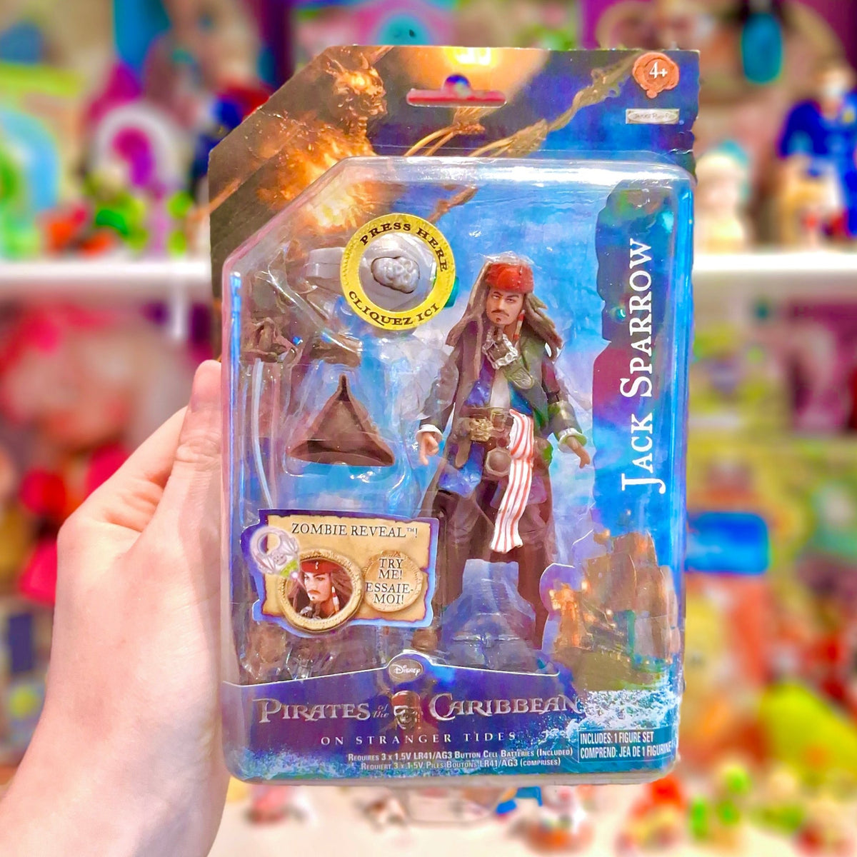 Pirates of the Caribbean: On Stranger Tides - Jack Sparrow Action Figure (Disney, 2011) - PopCultGang