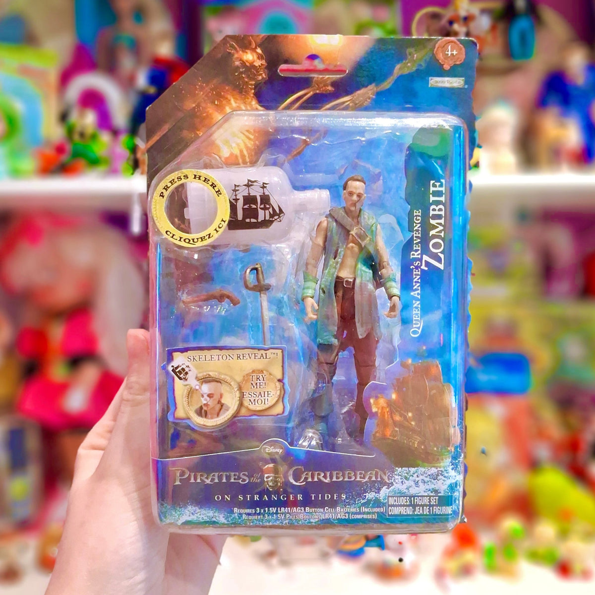 Pirates of the Caribbean: On Stranger Tides - Queen Anne's Revenge Zombie Action Figure (Disney, 2011) - PopCultGang