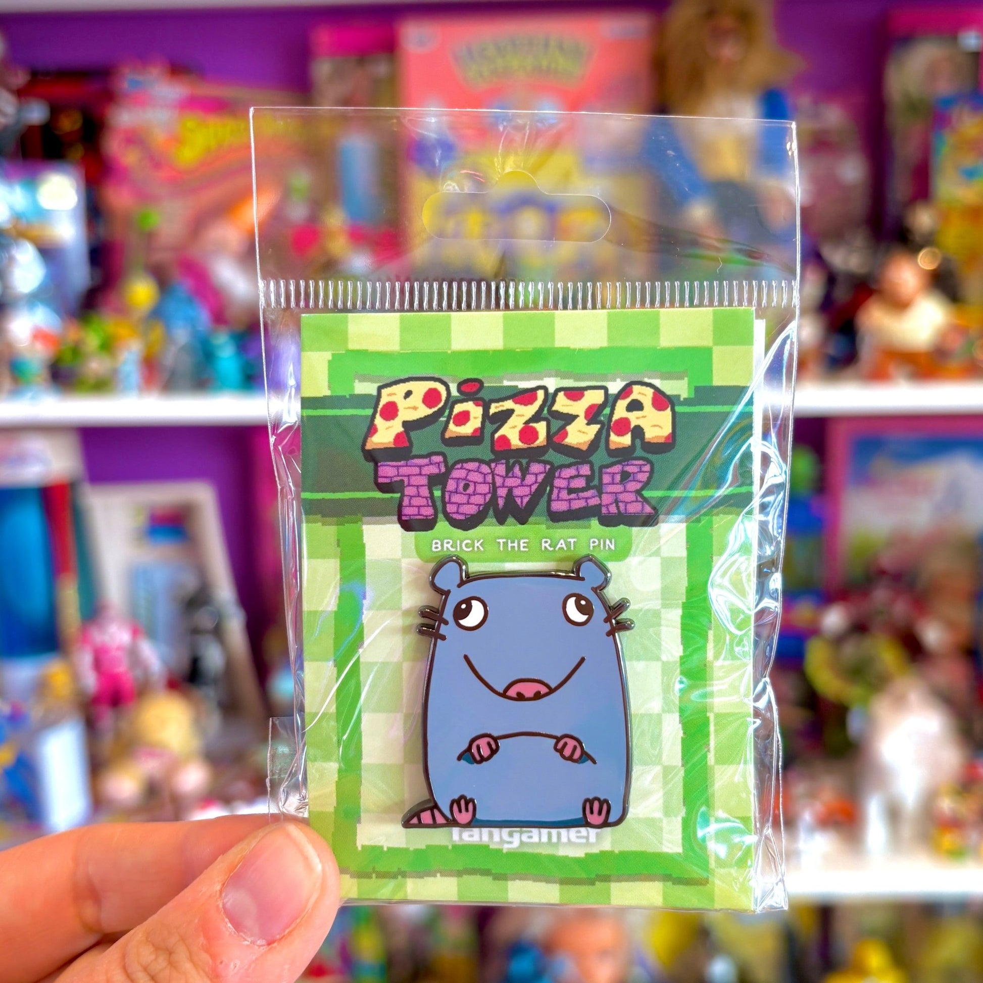 Pizza Tower: Brick The Rat Pin (Fangamer) - PopCultGang