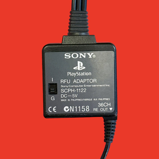 Playstation 1 RFU Adapter Cable (Sony, 90s) - PopCultGang